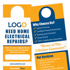 Door Hangers For Electricians