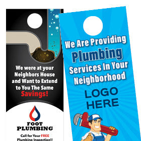 Door Hangers for Plumbers