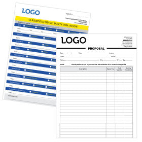 Carbonless Forms for Electricians