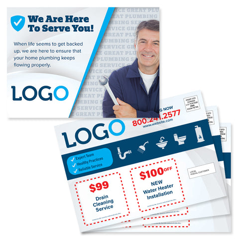 EDDM Postcards for Plumbers