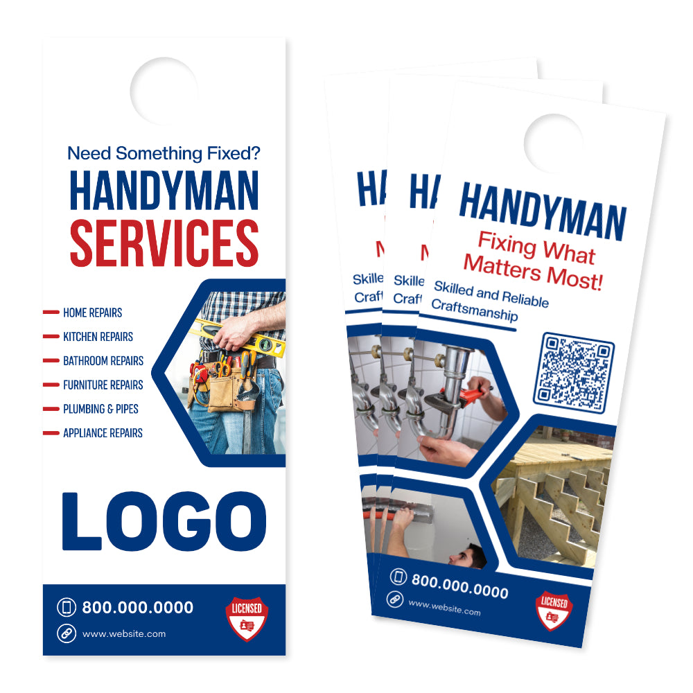 handyman door hanger design
