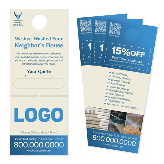 house washing door hanger design