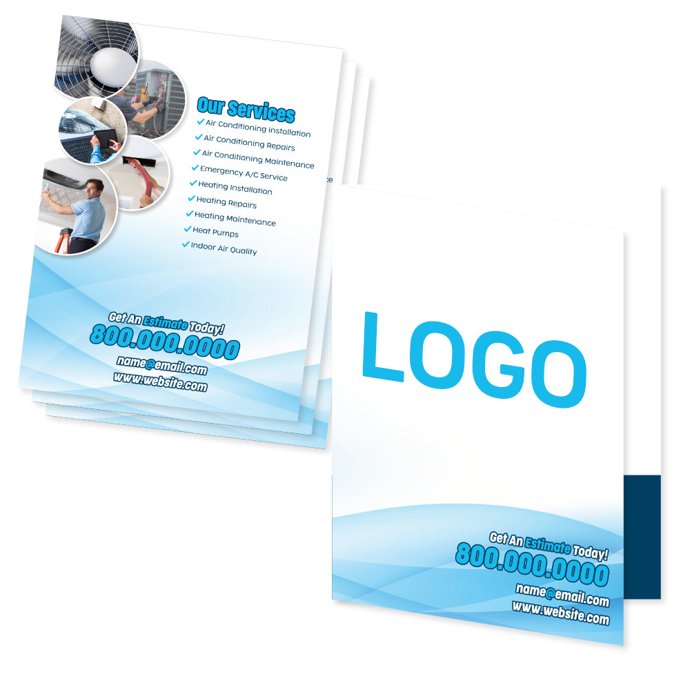 hvac presentation folder design
