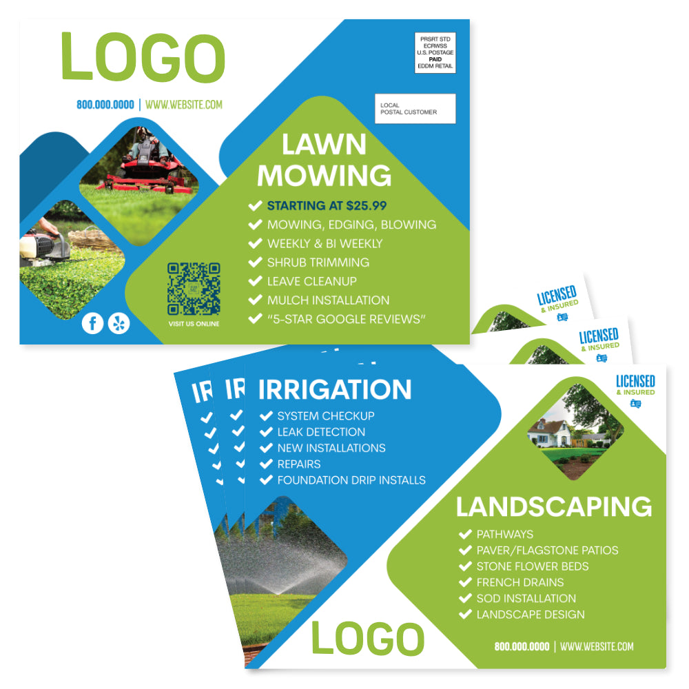 Lawn Care EDDM Postcard Design