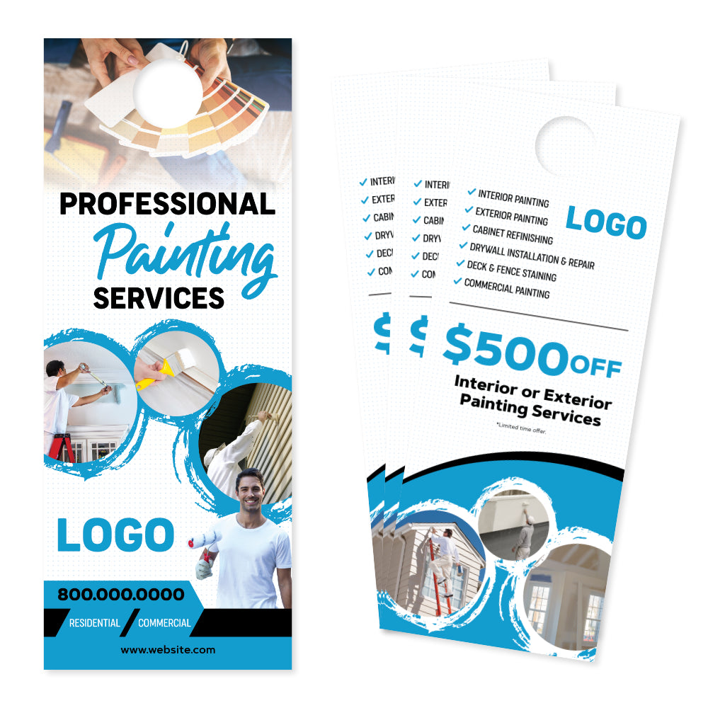 painting contractor door hanger