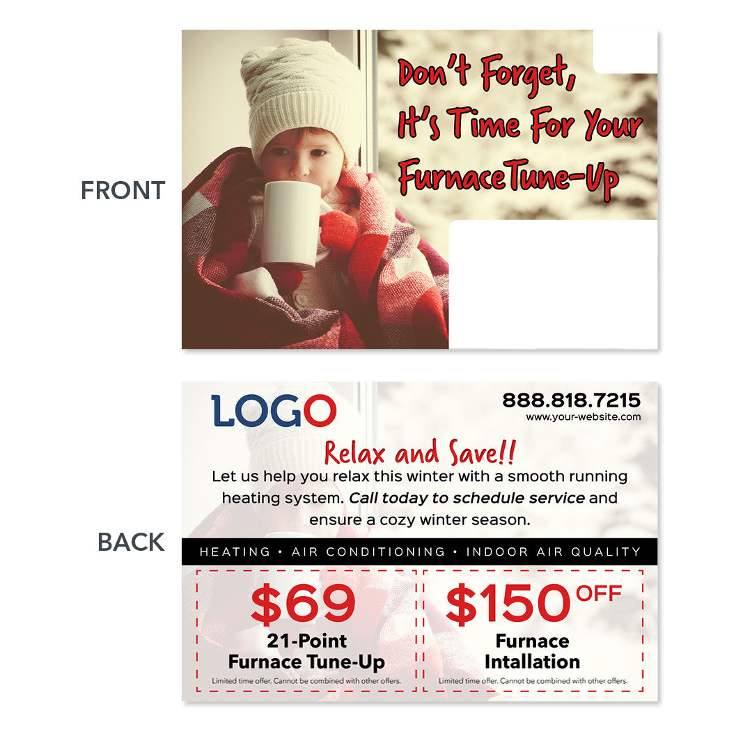 HVAC Heating Maintenance Postcard