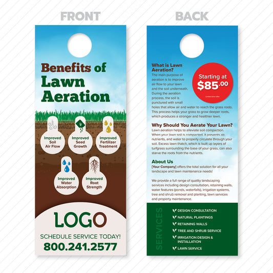 landscape aeration door hanger
