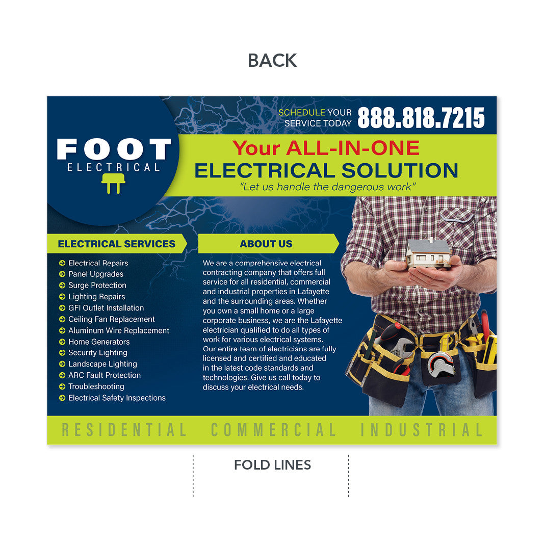 electrical contractors brochure