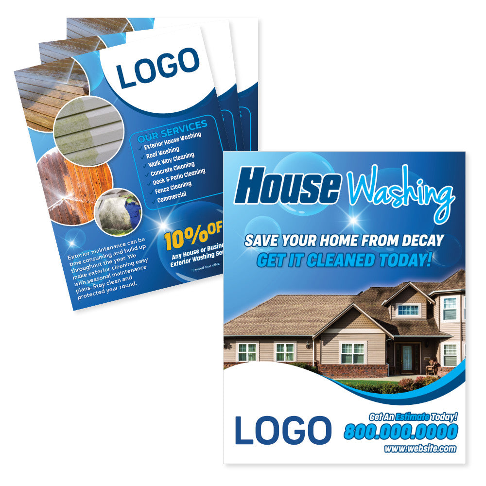 house washing flyer