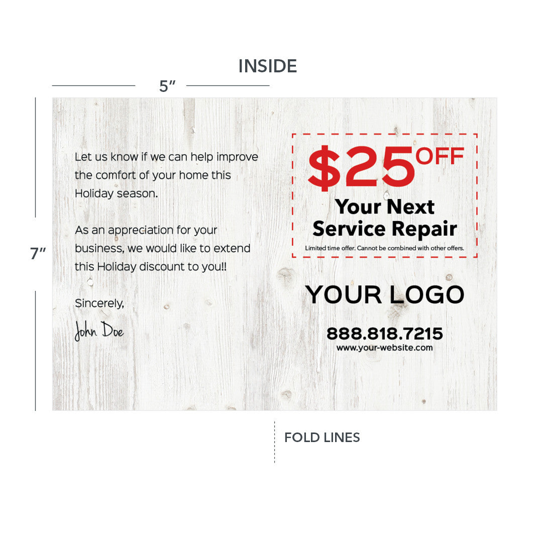 christmas greeting cards for hvac