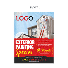 Load image into Gallery viewer, exterior painting contractor flyer
