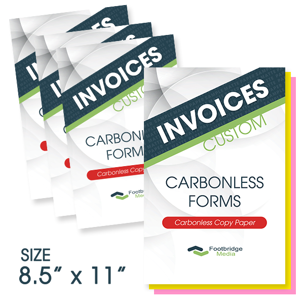 Custom Designed Carbonless Forms Quality Prints FREE Shipping