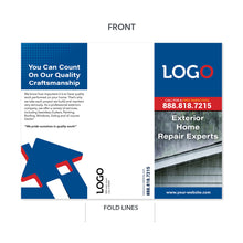 Load image into Gallery viewer, storm damage trifold brochure
