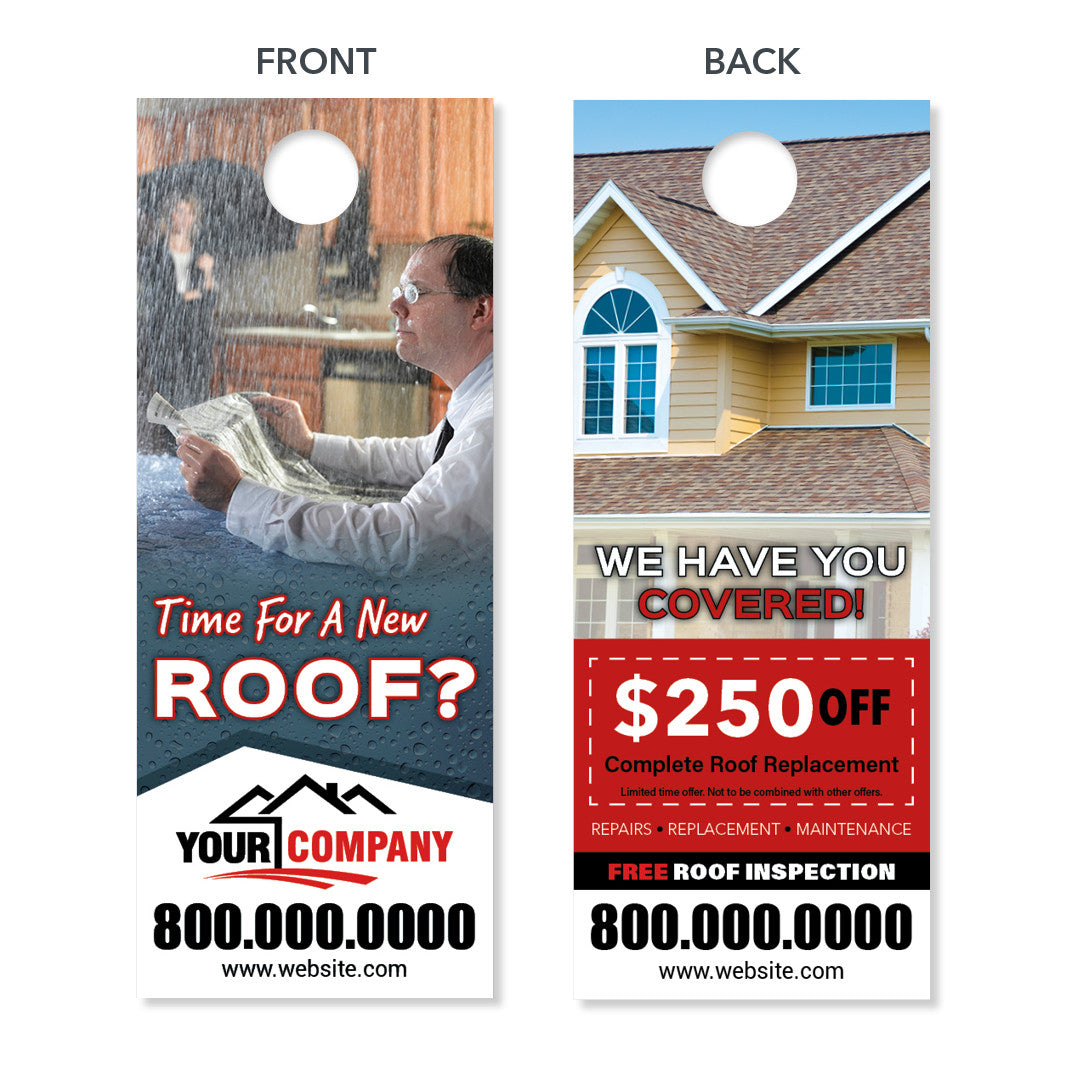 roof replacement door hanger