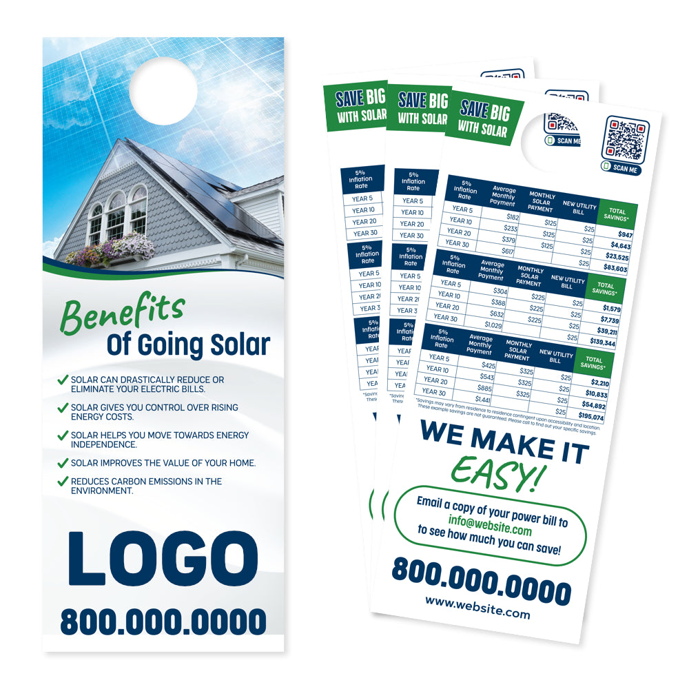 solar contractor door hanger design