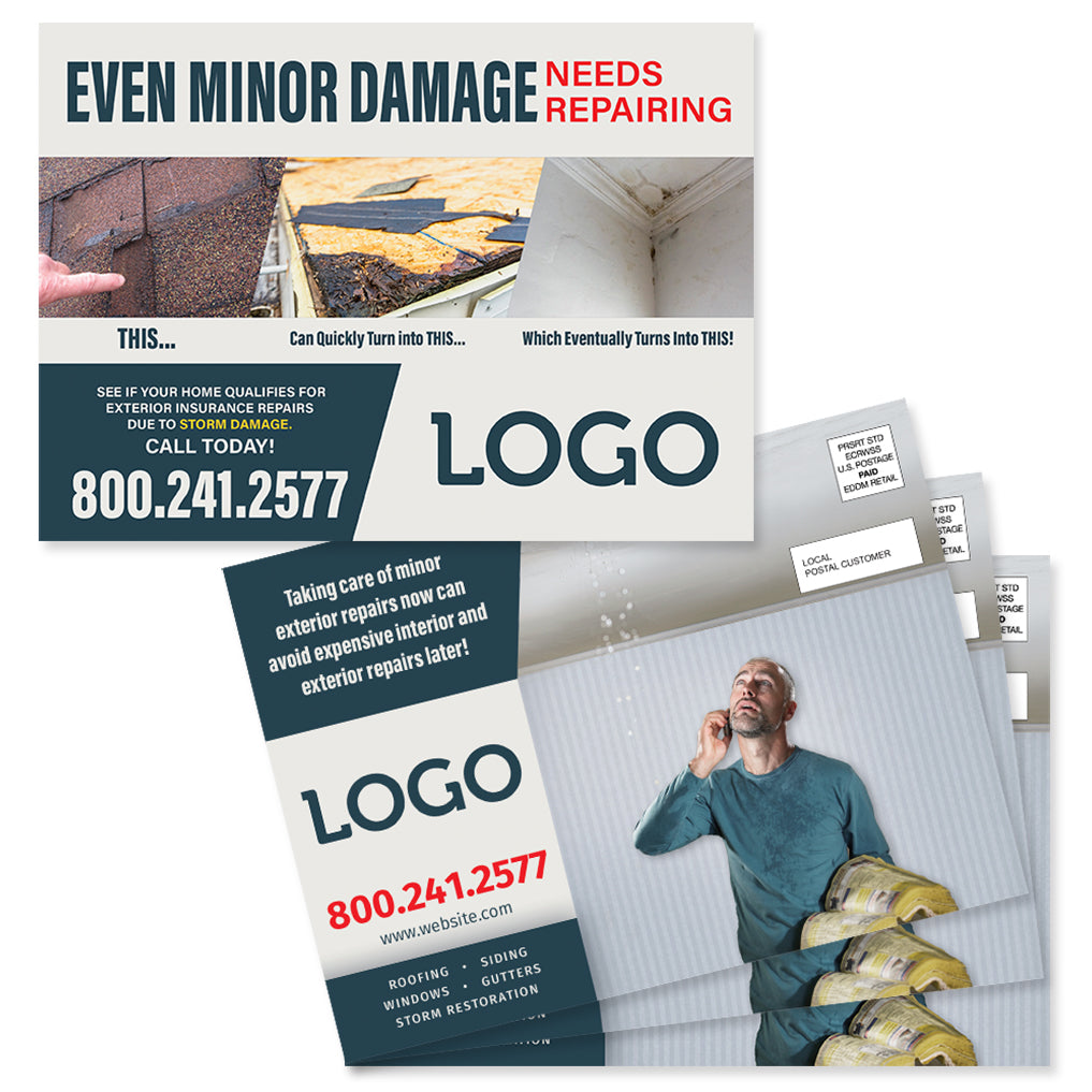 roof damage eddm postcard