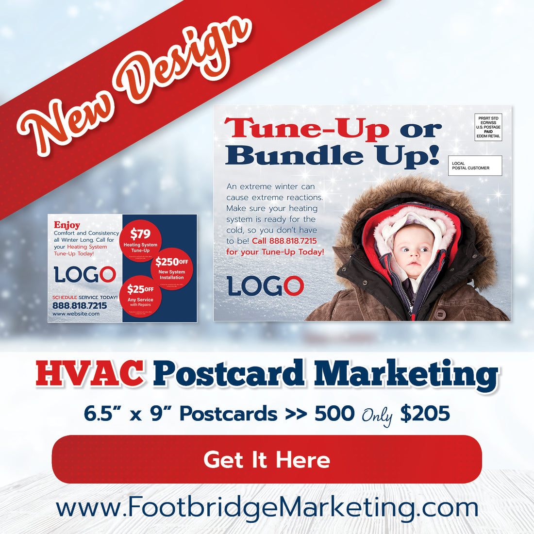 EDDM Postcards for HVACs