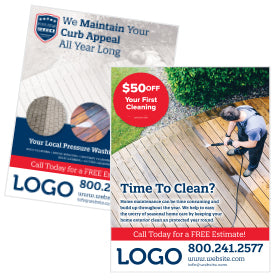 Flyers for Pressure Washing