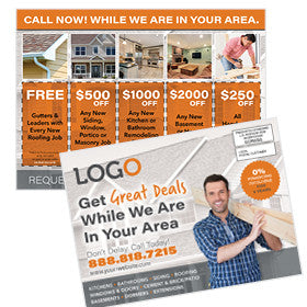 EDDM Postcard for Remodeling Contractors