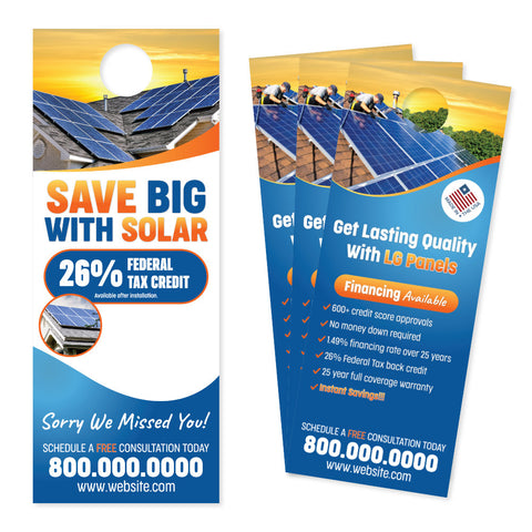 Door Hangers for Solar