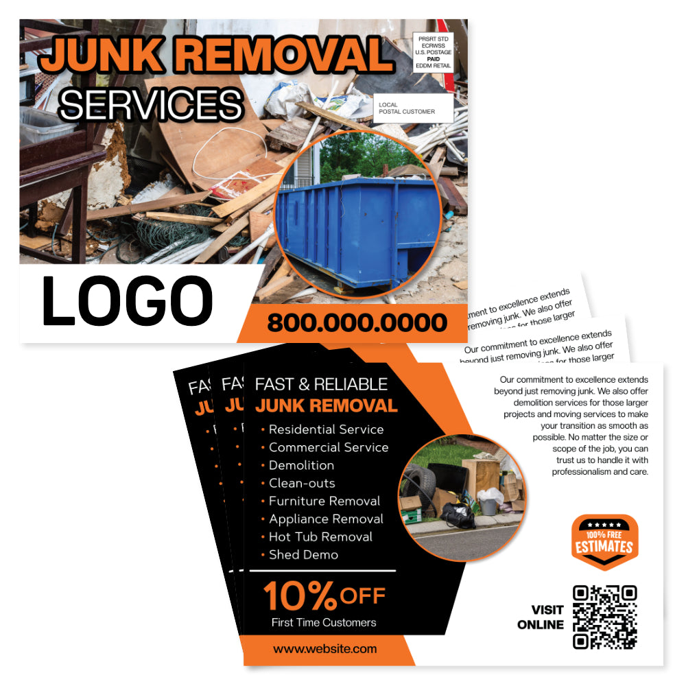 debris removal eddm postcard