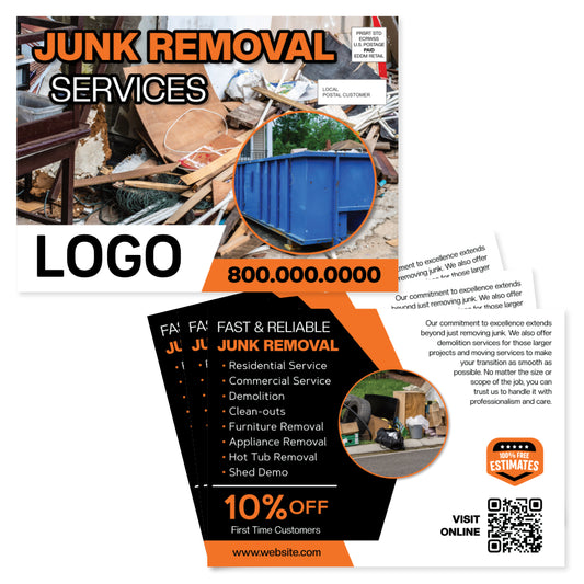 debris removal eddm postcard
