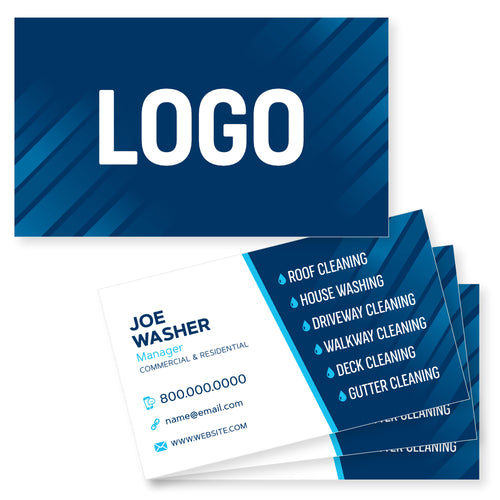House Washing business card design