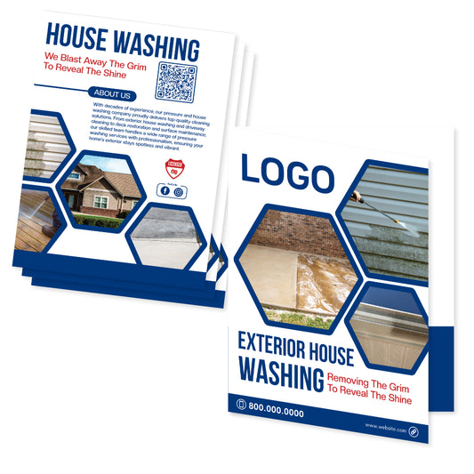 house washing presentation folder