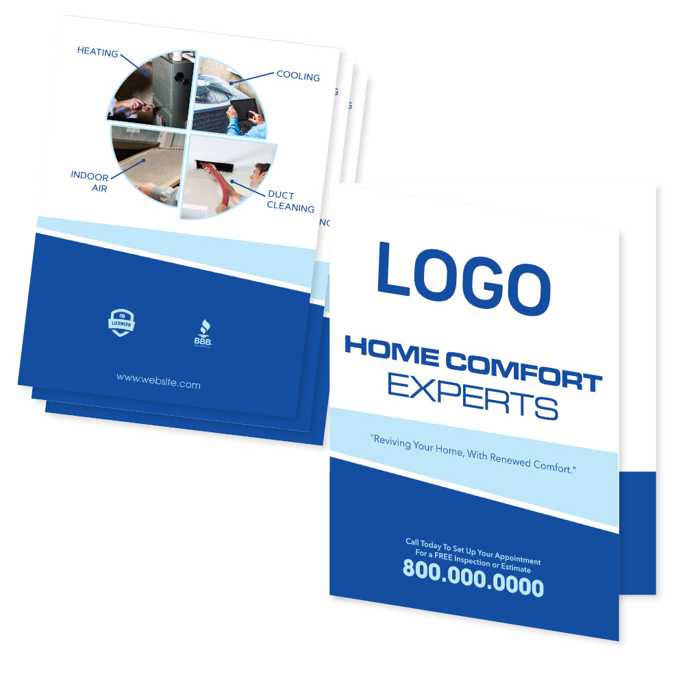 hvac estimate presentation folder