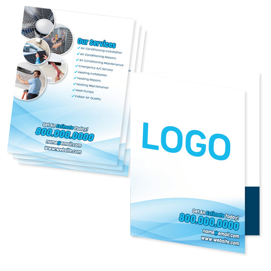 hvac presentation folder design