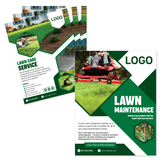Lawn care flyer for landscapers 