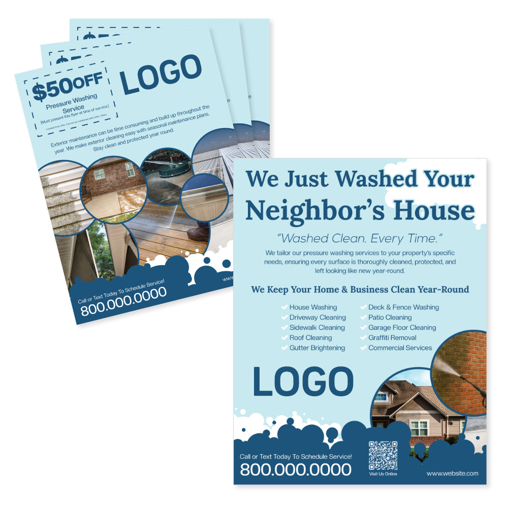 pressure washing flyer