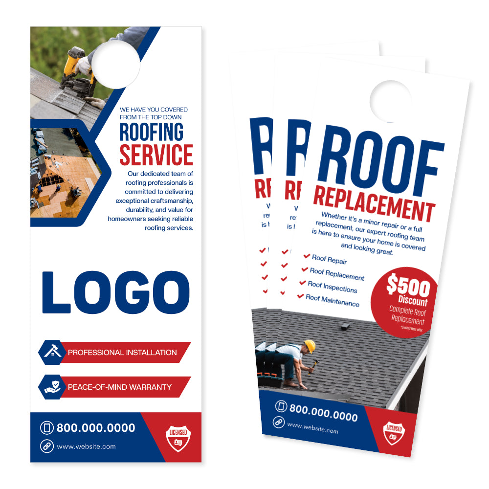 roof replacement door hanger design