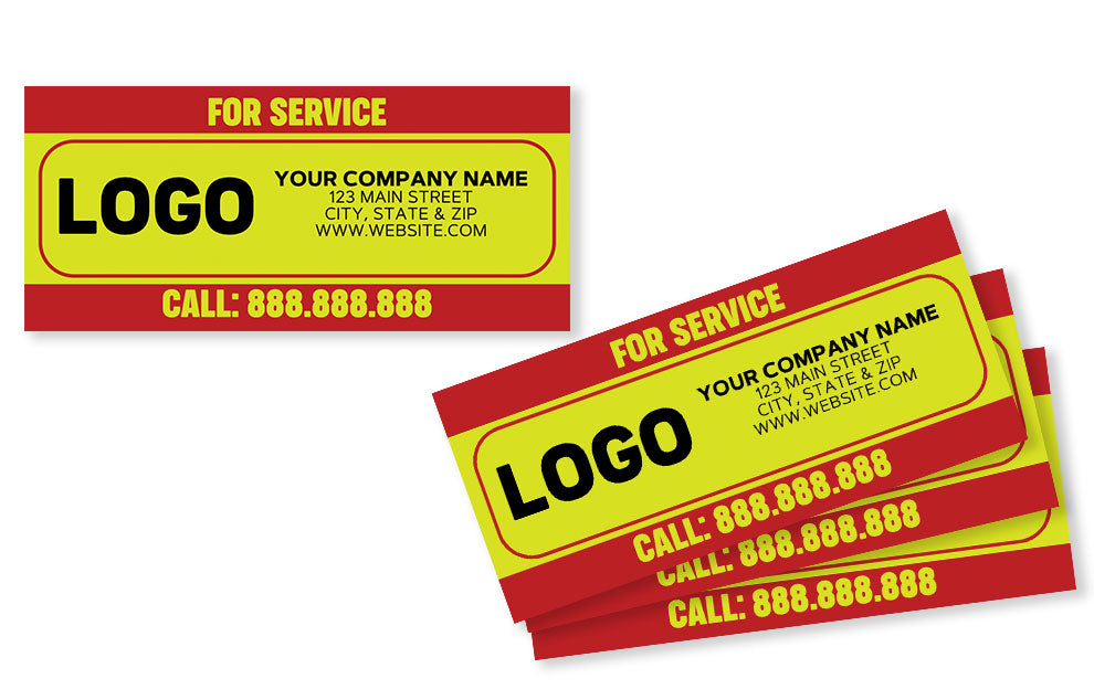 Small Service Sticker - Matte