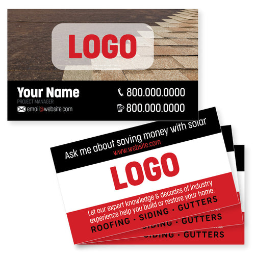 roofing contractor business card