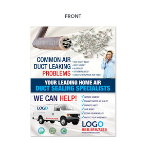 air duct sealing hvac flyer