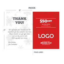 Load image into Gallery viewer, Christmas greeting card for contractors
