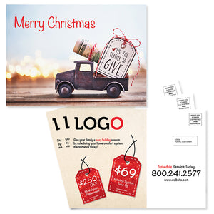 Christmas hvac eddm postcard