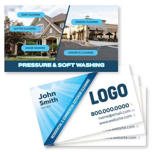 Commercial House Wash Business Card