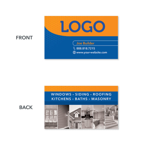 remodeling contractor business card