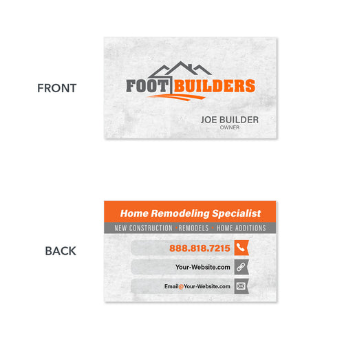 remodeling contractor business card