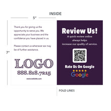 Load image into Gallery viewer, contractor review greeting card
