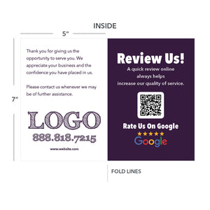 contractor review greeting card