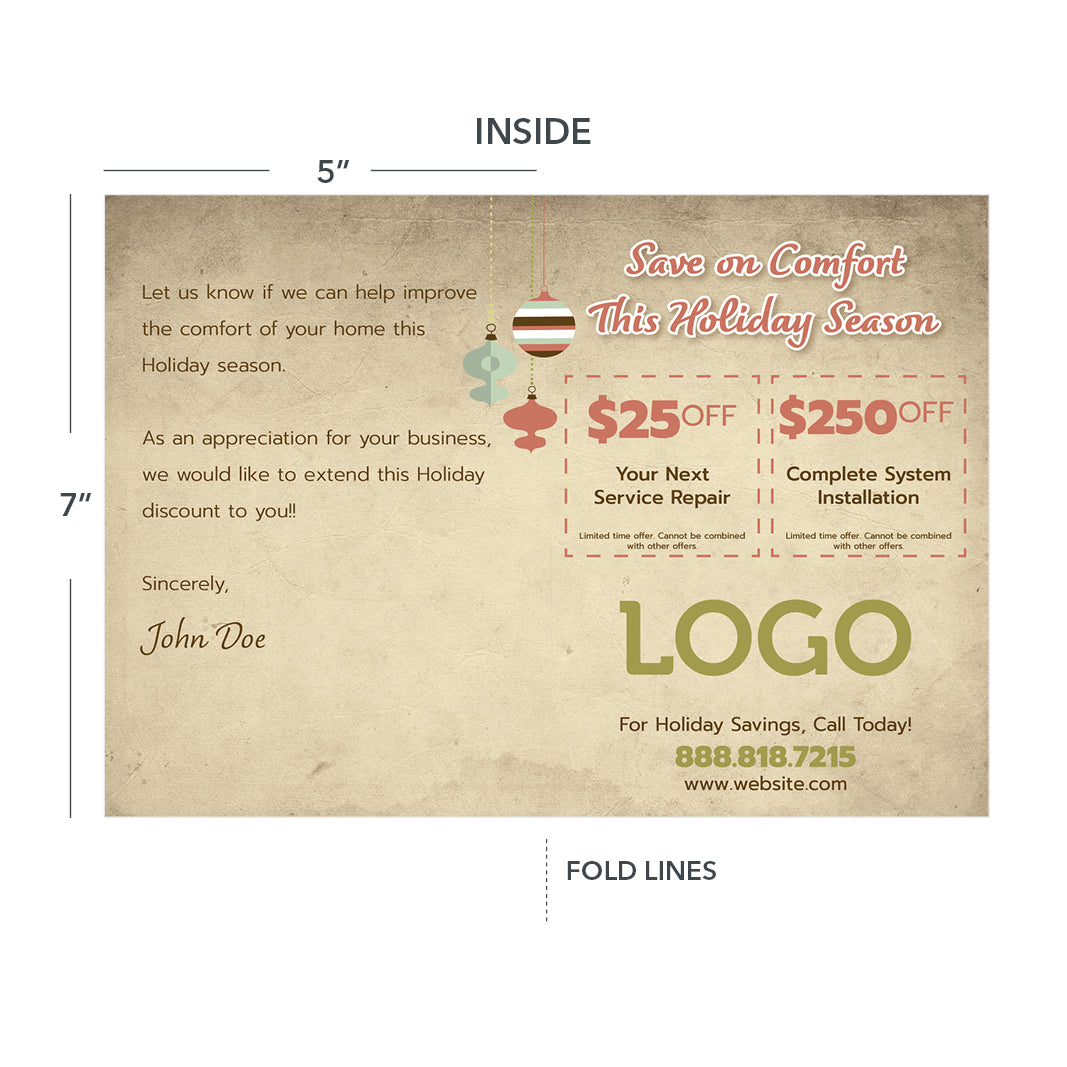 contractor holiday greeting card