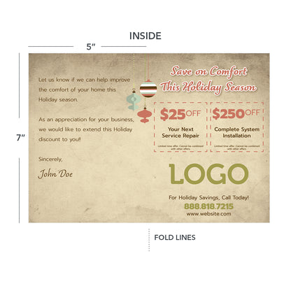 contractor holiday greeting card