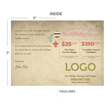 Load image into Gallery viewer, contractor holiday greeting card
