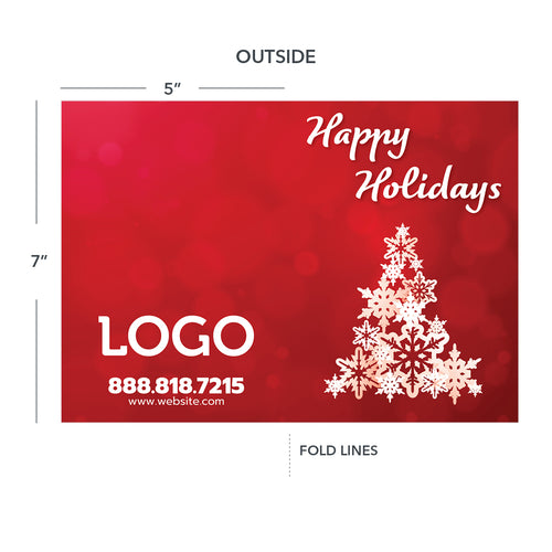 holiday contractor greeting card