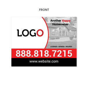 remodeling contractor yard sign