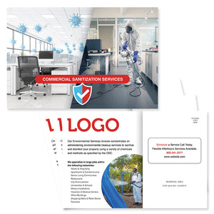 decontamination covid service postcard