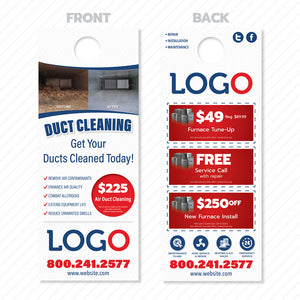 duct cleaning door hanger design